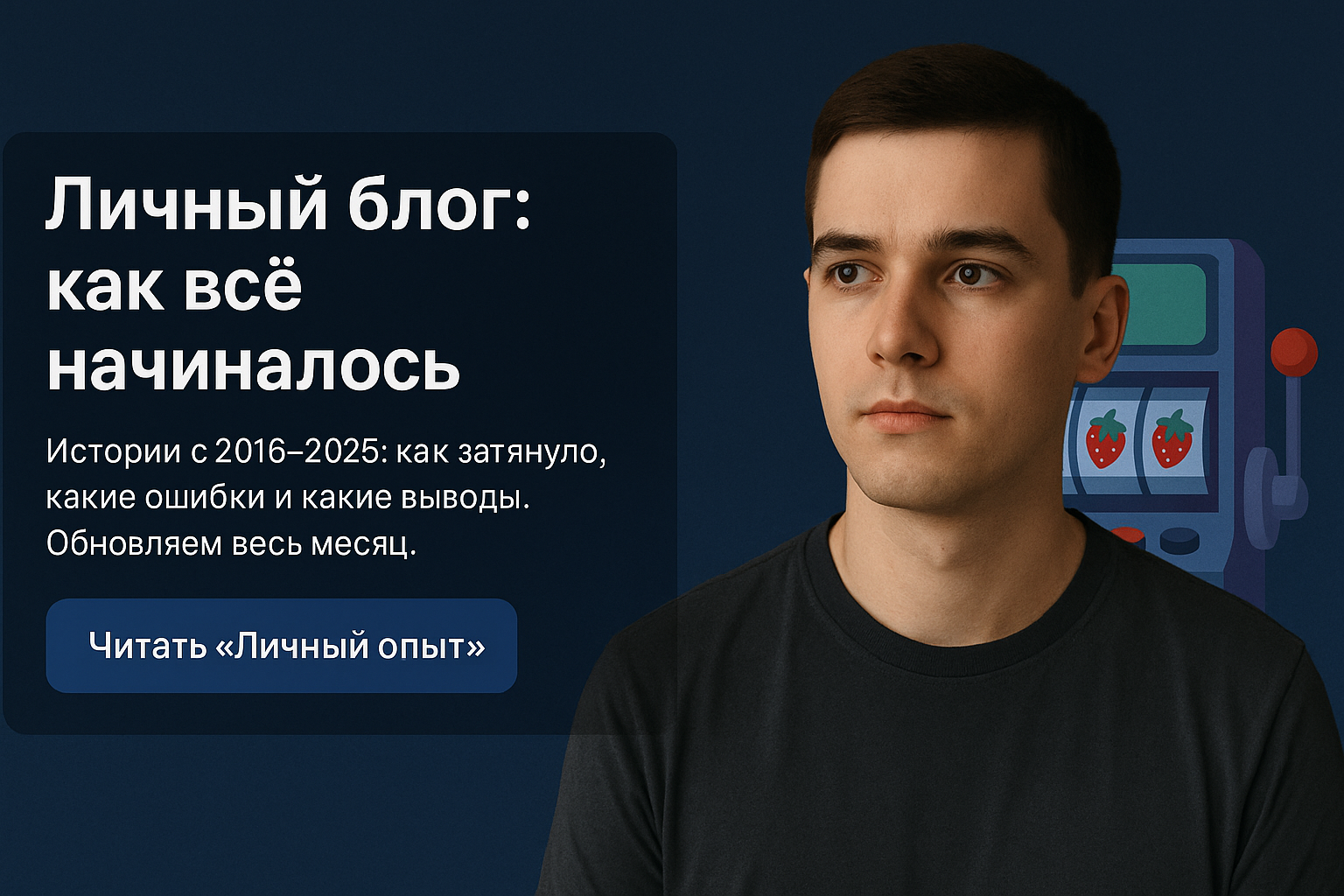 Личный блог — личный опыт