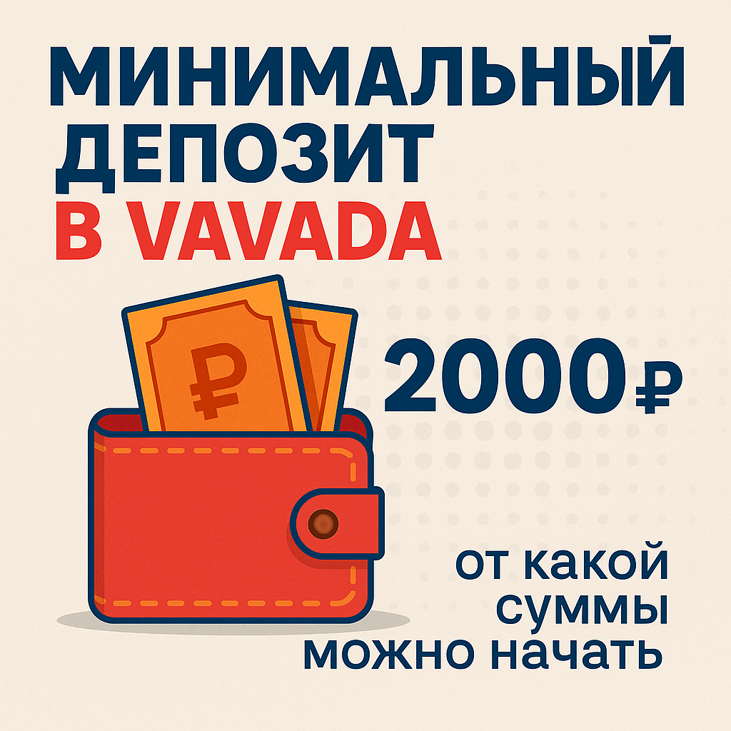 Минимальный депозит в Vavada